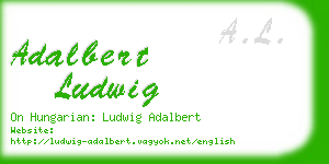 adalbert ludwig business card